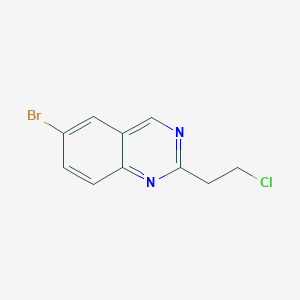 6-Bromo-2-(2-chloroethyl)quinazoline