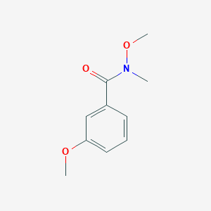 molecular formula C10H13NO3 B117185 N,3-二甲氧基-N-甲基苯甲酰胺 CAS No. 152121-82-9