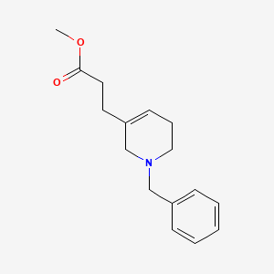 molecular formula C16H21NO2 B11718533 Methyl 3-(1-Benzyl-1,2,5,6-tetrahydro-3-pyridyl)propanoate CAS No. 1398534-58-1