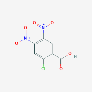 molecular formula C7H3ClN2O6 B11718547 2-Chloro-4,5-dinitrobenzoic acid CAS No. 33458-98-9