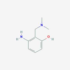 3-Amino-2-[(dimethylamino)methyl]phenol