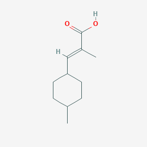 2-Methyl-3-(4-methylcyclohexyl)prop-2-enoic acid