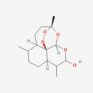 molecular formula C15H24O5 B11718603 (1R,4R,8R,12R,13R)-1,5,9-trimethyl-11,14,15,16-tetraoxatetracyclo[10.3.1.04,13.08,13]hexadecan-10-ol 