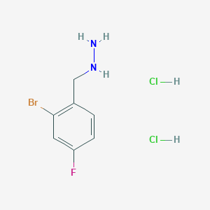 (2-Bromo-4-fluorobenzyl)hydrazine dihydrochloride