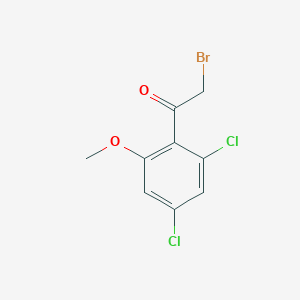 2-Bromo-1-(2,4-dichloro-6-methoxyphenyl)ethan-1-one