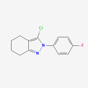 3-chloro-2-(4-fluorophenyl)-4,5,6,7-tetrahydro-2H-indazole