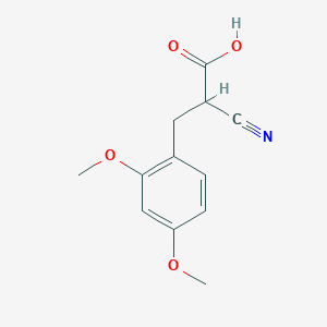 2-Cyano-3-(2,4-dimethoxyphenyl)propionic Acid