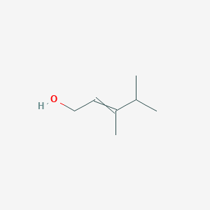 molecular formula C7H14O B11718803 2-Penten-1-ol, 3,4-dimethyl-, (E)- CAS No. 38972-74-6