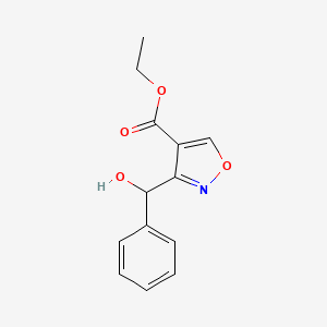 Ethyl 3-[Hydroxy(phenyl)methyl]isoxazole-4-carboxylate