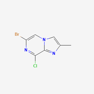 6-Bromo-8-chloro-2-methylimidazo[1,2-a]pyrazine