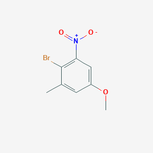 2-Bromo-5-methoxy-1-methyl-3-nitrobenzene