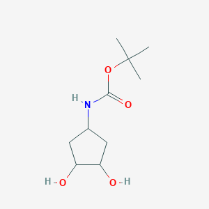 tert-Butyl N-(3,4-dihydroxycyclopentyl)carbamate