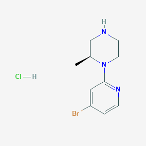 (S)-1-(4-Bromopyridin-2-YL)-2-methylpiperazine hcl