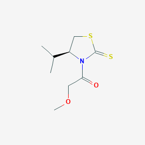 2-Thiazolidinethione, 3-(methoxyacetyl)-4-(1-methylethyl)-, (S)-