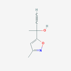 2-(3-Methylisoxazol-5-yl)but-3-yn-2-ol