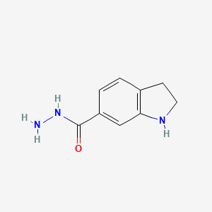 2,3-dihydro-1H-indole-6-carbohydrazide