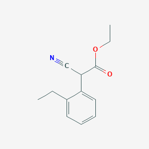 Ethyl 2-cyano-2-(2-ethylphenyl)acetate