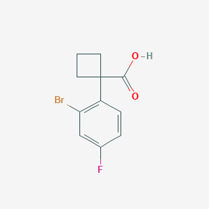 1-(2-Bromo-4-fluorophenyl)cyclobutanecarboxylic acid