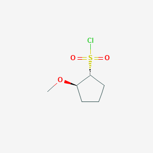 (1R,2R)-2-Methoxycyclopentane-1-sulfonyl chloride