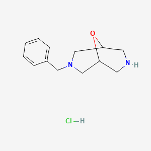 3-Benzyl-9-oxa-3,7-diazabicyclo[3.3.1]nonane hydrochloride