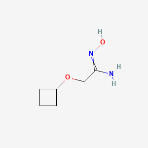 2-cyclobutyloxy-N'-hydroxyethanimidamide