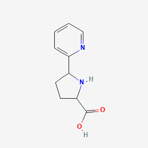 5-(2-Pyridyl)pyrrolidine-2-carboxylic acid