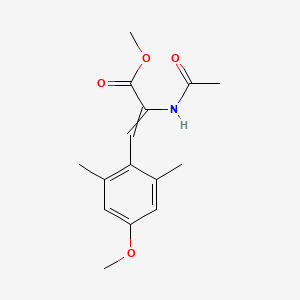 Methyl 2-acetamido-3-(4-methoxy-2,6-dimethylphenyl)prop-2-enoate