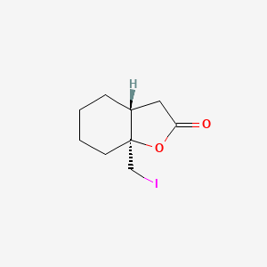 (3aR,7aS)-7a-(iodomethyl)-octahydro-1-benzofuran-2-one