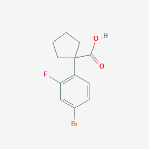 1-(4-Bromo-2-fluorophenyl)cyclopentanecarboxylic Acid