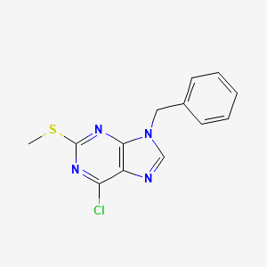 9-Benzyl-6-chloro-2-(methylthio)-9H-purine