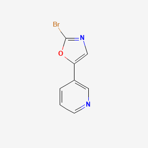 2-Bromo-5-(pyridin-3-yl)oxazole