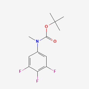 tert-Butyl methyl(3,4,5-trifluorophenyl)carbamate