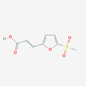 3-(5-Methanesulfonylfuran-2-yl)prop-2-enoic acid