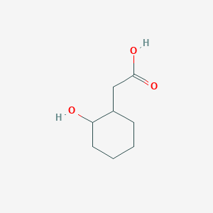 B11719319 2-(2-Hydroxycyclohexyl)acetic acid CAS No. 5426-58-4