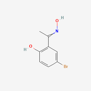 4-Bromo-2-[1-(hydroxyimino)ethyl]phenol