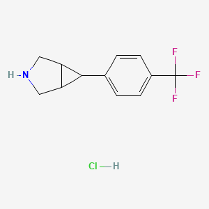 6-(4-(Trifluoromethyl)phenyl)-3-azabicyclo[3.1.0]hexane hydrochloride