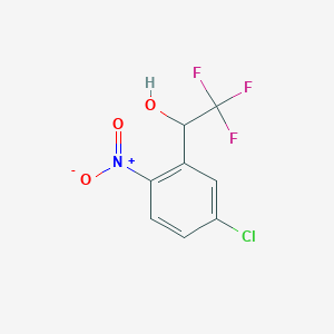 1-(5-Chloro-2-nitrophenyl)-2,2,2-trifluoroethan-1-ol