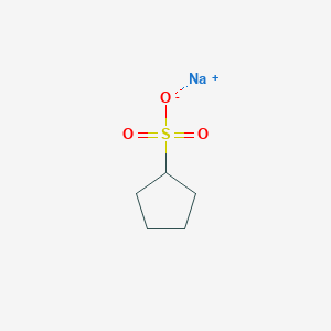 molecular formula C5H9NaO3S B11719387 Sodium Cyclopentanesulfonate 