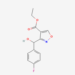 Ethyl 3-[(4-Fluorophenyl)(hydroxy)methyl]isoxazole-4-carboxylate