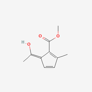 5-(1-Hydroxyethylidene)-2-methyl-1,3-cyclopentadiene-1-carboxylic acid methyl ester