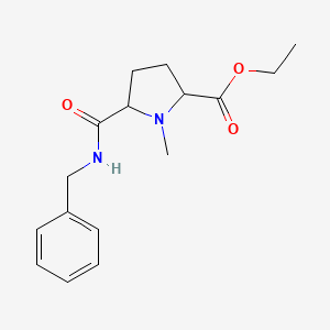 Ethyl 5-(Benzylcarbamoyl)-1-methylpyrrolidine-2-carboxylate