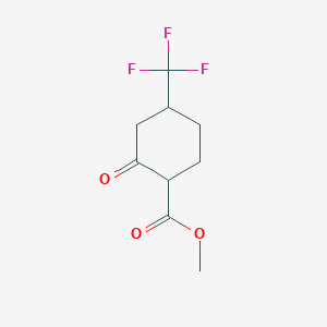 Methyl 2-oxo-4-(trifluoromethyl)cyclohexanecarboxylate