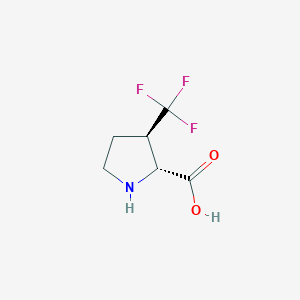 (2R,3R)-3-(trifluoromethyl)pyrrolidine-2-carboxylic acid