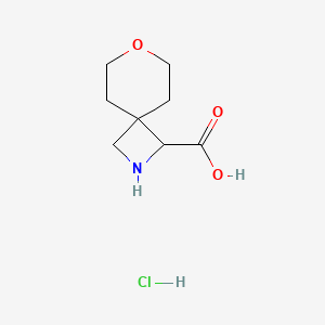 7-Oxa-2-azaspiro[3.5]nonane-1-carboxylic acid hydrochloride