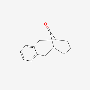 molecular formula C14H16O B11719503 Tricyclo[8.3.1.0,3,8]tetradeca-3,5,7-trien-14-one 