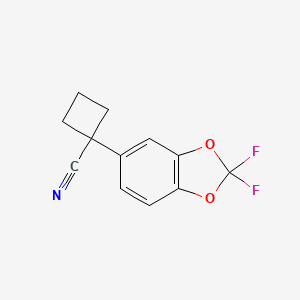 1-(2,2-Difluoro-1,3-benzodioxol-5-yl)cyclobutanecarbonitrile