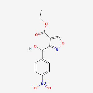 Ethyl 3-[Hydroxy(4-nitrophenyl)methyl]isoxazole-4-carboxylate