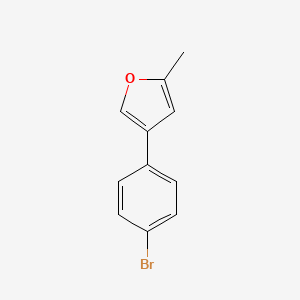 4-(4-Bromophenyl)-2-methylfuran