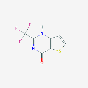 B117196 2-(Trifluoromethyl)thieno[3,2-d]pyrimidin-4(3H)-one CAS No. 147972-26-7