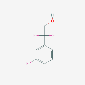 2,2-Difluoro-2-(3-fluorophenyl)ethan-1-ol